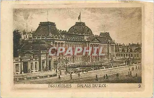 Cartes postales Bruxelles Palais du Roi