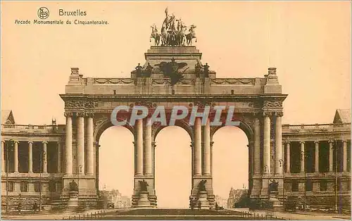 Cartes postales Bruxelles Arcade Monumrntale du Cinquantenaire