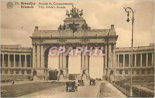 Cartes postales Bruxelles Arcade du Cinquantenaire