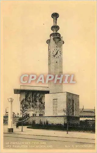 Cartes postales Le Pavillon des Pays Bas Bruxelles