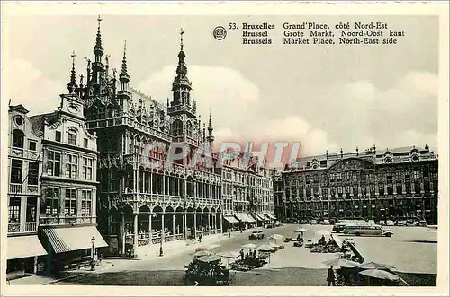Cartes postales Bruxelles Grand'Place Cote Nord Est