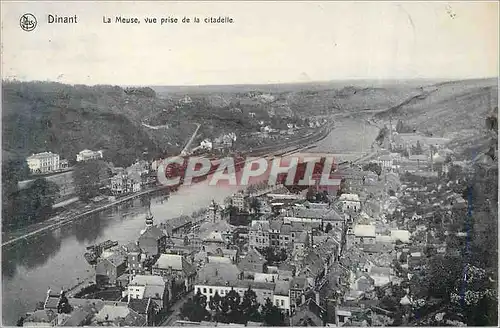 Cartes postales Dinant La Meuse vue prise de la Citadelle