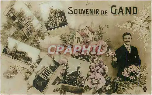 Cartes postales Souvenir de Gand