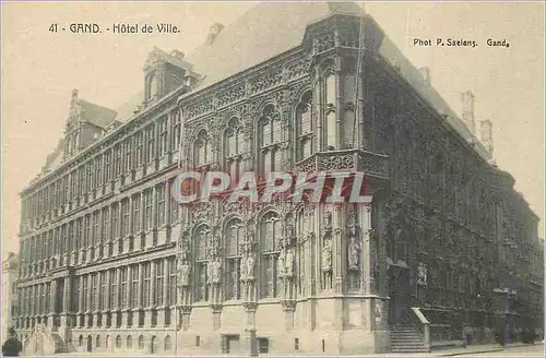 Cartes postales Gand Hotel de Ville