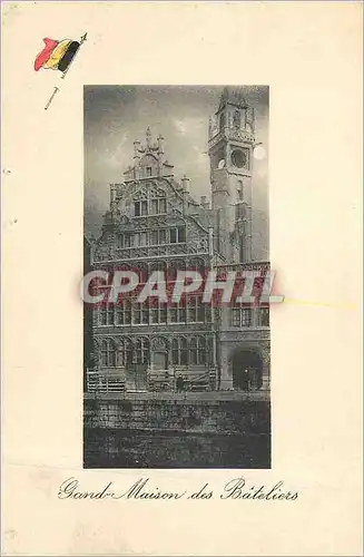 Cartes postales Gand Maison des Bateliers