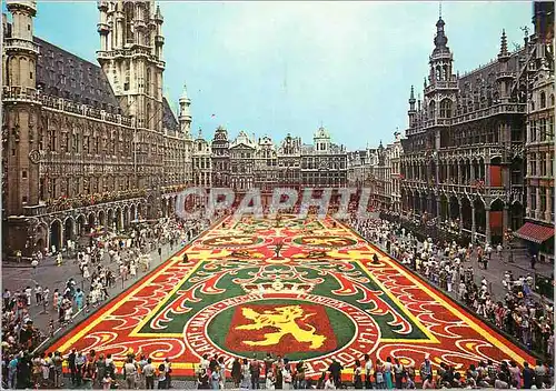 Cartes postales moderne Bruxelles Grand Place Tapis des Fleurs