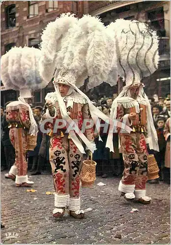 Cartes postales moderne Carnaval Gilles en action Folklore