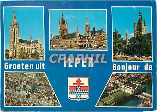 Cartes postales moderne Bonjour de Ieper