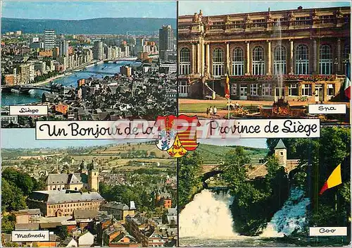 Cartes postales moderne Un Bonjour de la Province de Liege