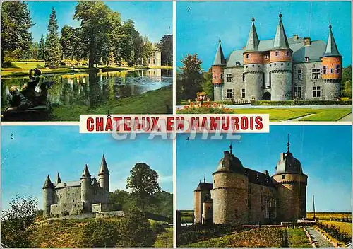 Cartes postales moderne Chateaux de Namurois Annevoie Jardins Spontin Demeure Historique Veves Chateau Feodal Lavaux Ste