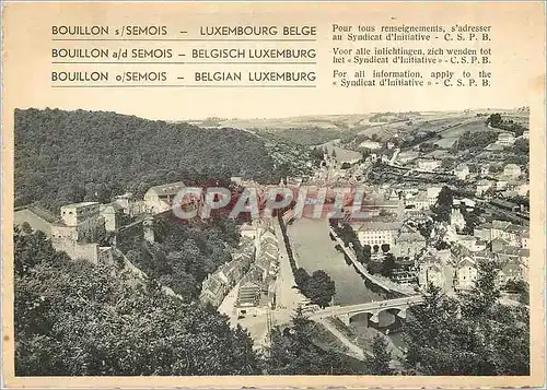 Cartes postales moderne Bouillon Semois Luxembourg Belge Bouillon vu de la Ramonette