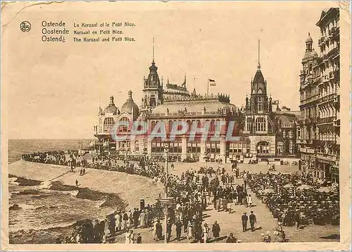 Cartes postales moderne Ostende le Kursaal et le Petit Nice