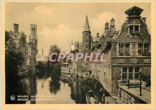 Cartes postales moderne Bruges Quai du Rosaire