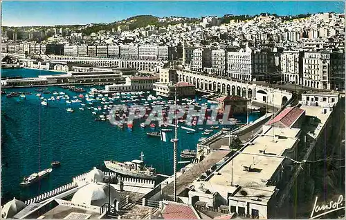 Cartes postales moderne Alger Vue Generale Bateaux