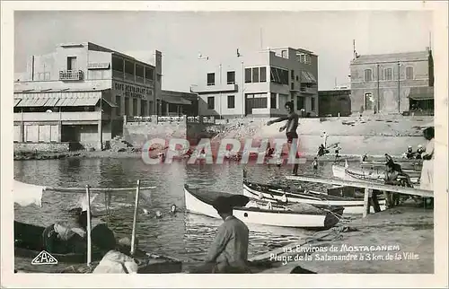 Cartes postales moderne Environs de Mostaganem Plage de la Salamandre a 3 km de la Ville Bateaux