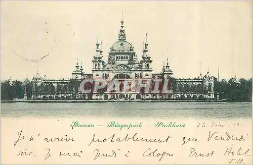 Cartes postales Bremen Burgerpark Parkhaus