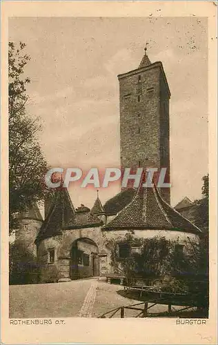 Cartes postales Rothenburg Burgtor