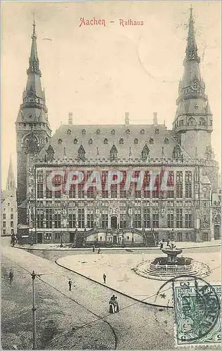 Cartes postales Aachen Rathaus