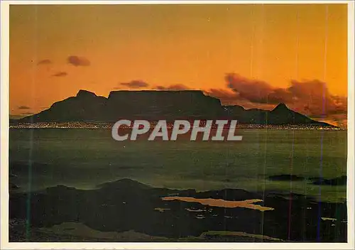Cartes postales moderne Cape Town Sparkling Lights of the City of the Shine Accross Table Bay