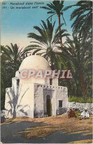 Cartes postales Marabout dans l'Oasis