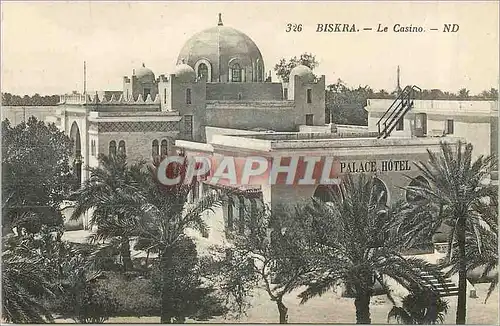 Cartes postales Biskra Le Casino Palace Hotel