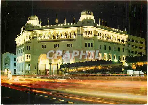 Cartes postales moderne Alger La Grande Poste La Nuit