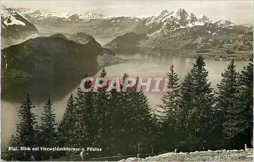 Cartes postales moderne Rigi Blick auf Vierwaldstattersee u Pilatus