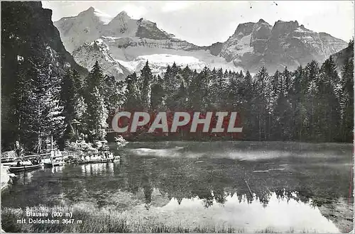 Cartes postales moderne Blausee (900m) mit Doldenhorn 3647m