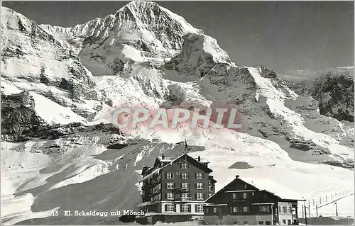 Cartes postales moderne Kl Scheidegg mit Monch