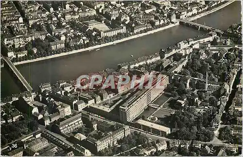 Cartes postales moderne Basel Neues Burgerspital Johanniter Serie Fliegeraufnahmen