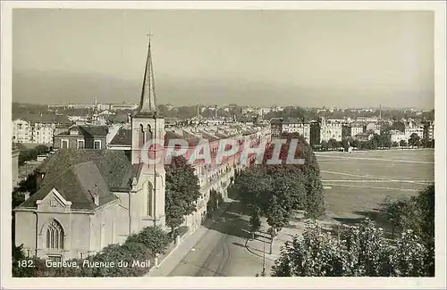 Cartes postales moderne Geneve Avenue du Mail