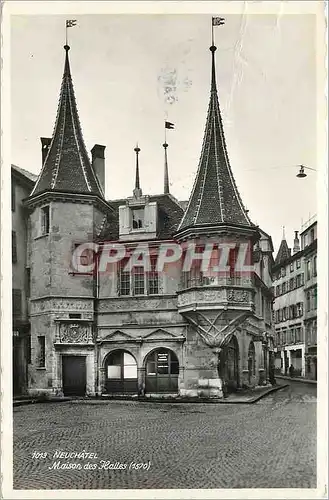 Cartes postales moderne Neuchatel Maison des Halles (1570)