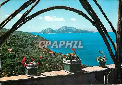 Cartes postales moderne L'Ile de Capri vue de Sorrento