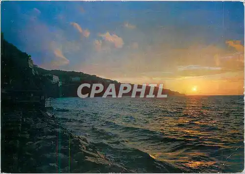 Cartes postales moderne Sorrento La Pointe du Cap au Coucher du Soleil