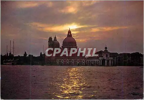 Cartes postales moderne Venezia Eglise Ste Marie de la Sante Contre Jour