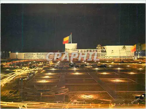 Cartes postales moderne Cotonou Palais de la Presidence de la Republique du Dahomey Facade du Palais sur la Place de l'I