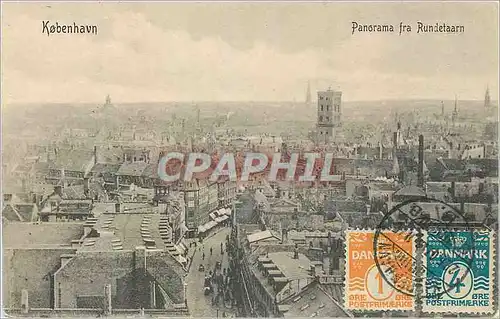 Cartes postales Kobenhavn Panorama fra Rundetaan