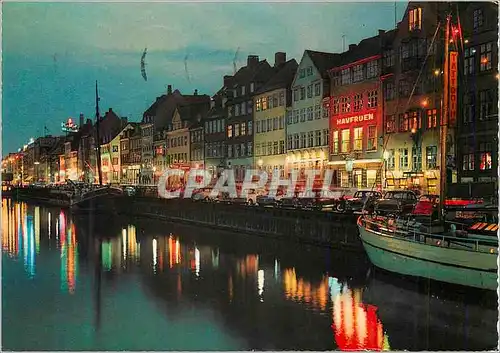 Cartes postales moderne Copenhagen Nyhavn Bateau Havfruen