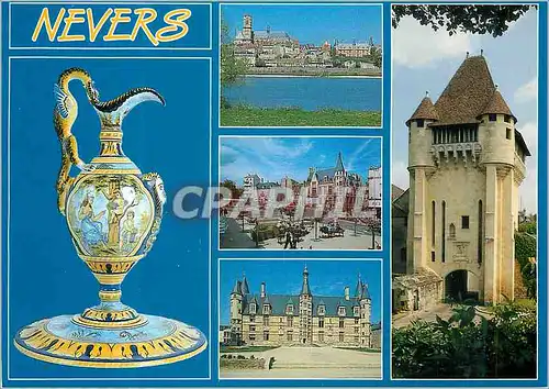 Cartes postales moderne Nevers (Nievre) Aiguiere sur Plateau (siecle de Louis XIV) de la Faiencerie Montagnon (Nevers) F