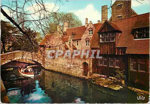 Cartes postales moderne Bruges le Pont St Boniface Pape Jean Paul II