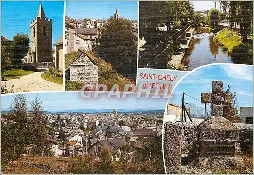 Cartes postales moderne Saint Chely d'Apcher Lozere le Donjon le Faubourg Vue Generale