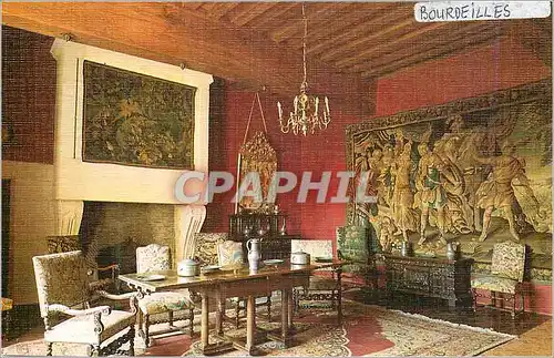 Cartes postales moderne Bourdeilles (Dordogne) Interieur du Palais Renaissance Salle a Manger