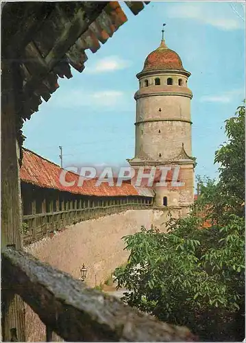 Cartes postales moderne Nordlingen die Stadt des Mittelaiters Lopsinger tor mit Wehrgang