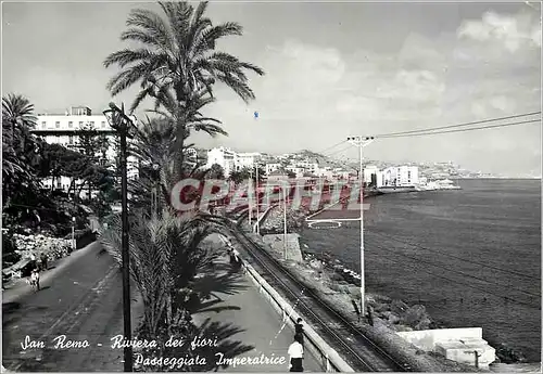 Cartes postales moderne San Remo Riviera dei fiori Passeggiata Imperatrice Riviere des Fleurs Promenade