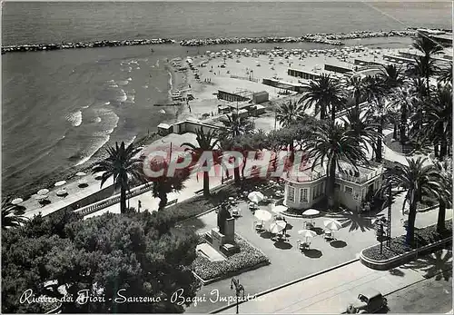 Cartes postales moderne San Remo Riviera dei fiori Bagni Imperatrice La cote des fleurs Bians Imperatrice