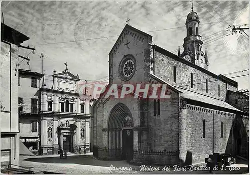 Cartes postales moderne San Remo Riviera dei fiori Basilica di F Siro La Riviere des fleurs Basilique de S Cyrus