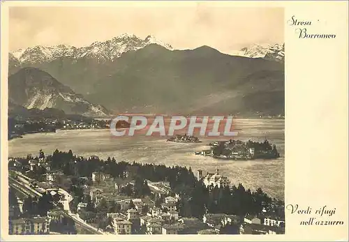 Cartes postales moderne Stresa Borromeo Verdi rifugi nell azzurro