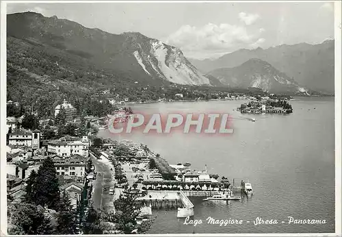 Cartes postales moderne Lago Maggiore Stresa Panorama