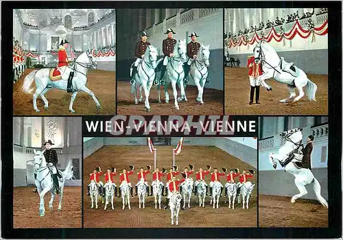 Cartes postales moderne Vienne L'Ecole d'Equitation Espagnole Chevaux Militaria
