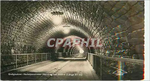 Cartes postales moderne Grossglockner Hochalpenstrasse Hachtaptunnel 2505 m (Lange 311 m)